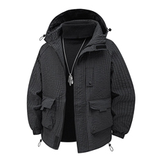 秋季户外连帽夹克男外套男女同款DSA157B-JK7811-P75，男装夹克，电商A157B