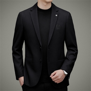 DJA638钱塘2020-3中年男士秋冬季合身百搭商务休闲西服外套P180图片