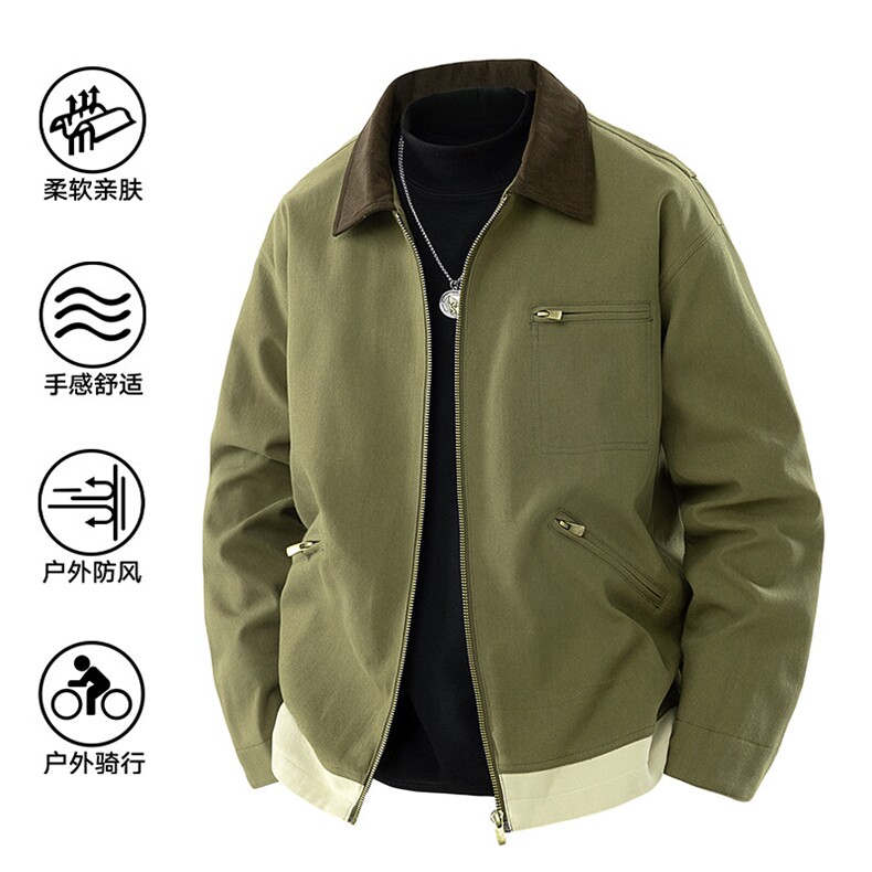 现货春季新款工装夹克男飞行员美式上衣外套A253-P75,男装夹克,星座308B-2