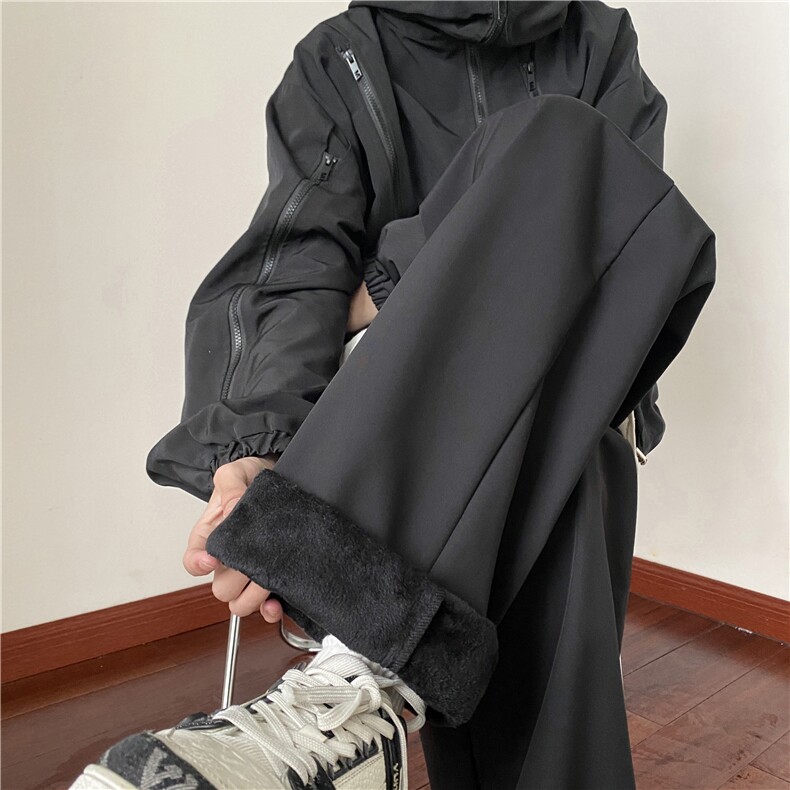 抖音品质机能加绒宽松冲锋裤K23543-p45控58加绒K23543JR-p55控68,男装休闲裤,电商B315