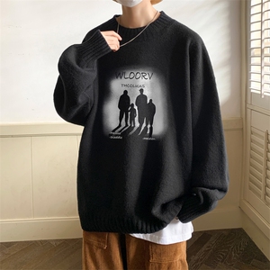 高质量！秋冬季半高领毛衣男士加绒加厚线衣男针织衫男MY50-P45图片