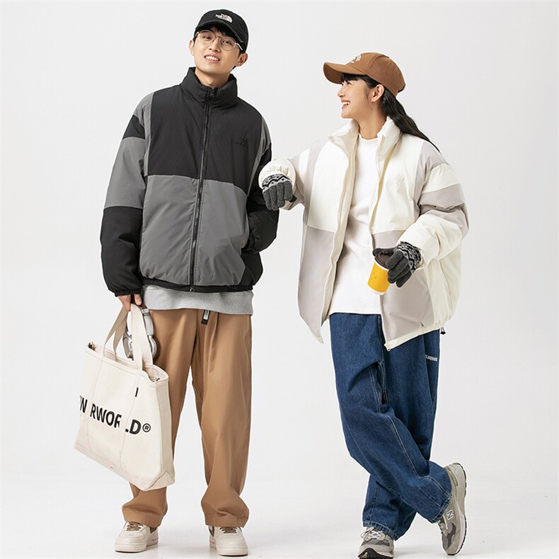 2026冬季新款男装日系潮牌撞色宽松休闲棉服加厚外套MY370-F149,男装棉衣,电商A101（原外27）