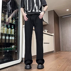 夏款男牛仔裤微喇叭直筒宽松长裤NK9131P35，男装牛仔裤，星座1013-1