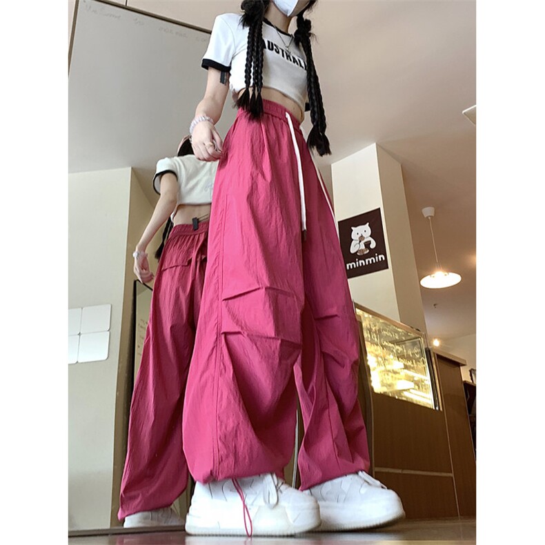 新款宽松休闲裤男韩版潮流坠感阔腿拖地长裤K0614-P45,男装休闲裤,星座308B-2