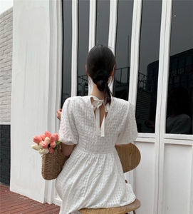 美巾涵5121夏季森系连衣裙图片