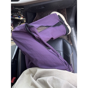 B221 美式ins高街暗黑纯色网状拉链休闲裤 LK24211-特P38控68图片