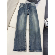 B221美式ins高街暗黑重工艺宽松直筒牛仔裤LK26627-特P45控78，男装牛仔裤，电商B221