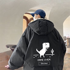 控128加绒面包服男大码羊羔毛棉衣男MY16315-P100，男装棉衣，电商A040