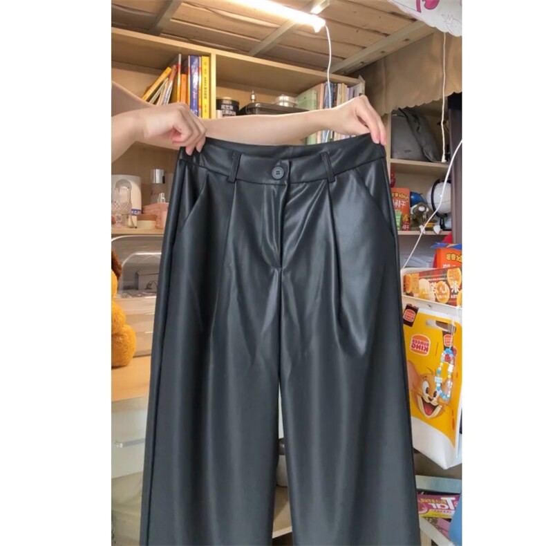 女风凯美拉PU皮裤阔腿休闲裤ZK0276-P48,男装休闲裤,星座313A(原308A-2)