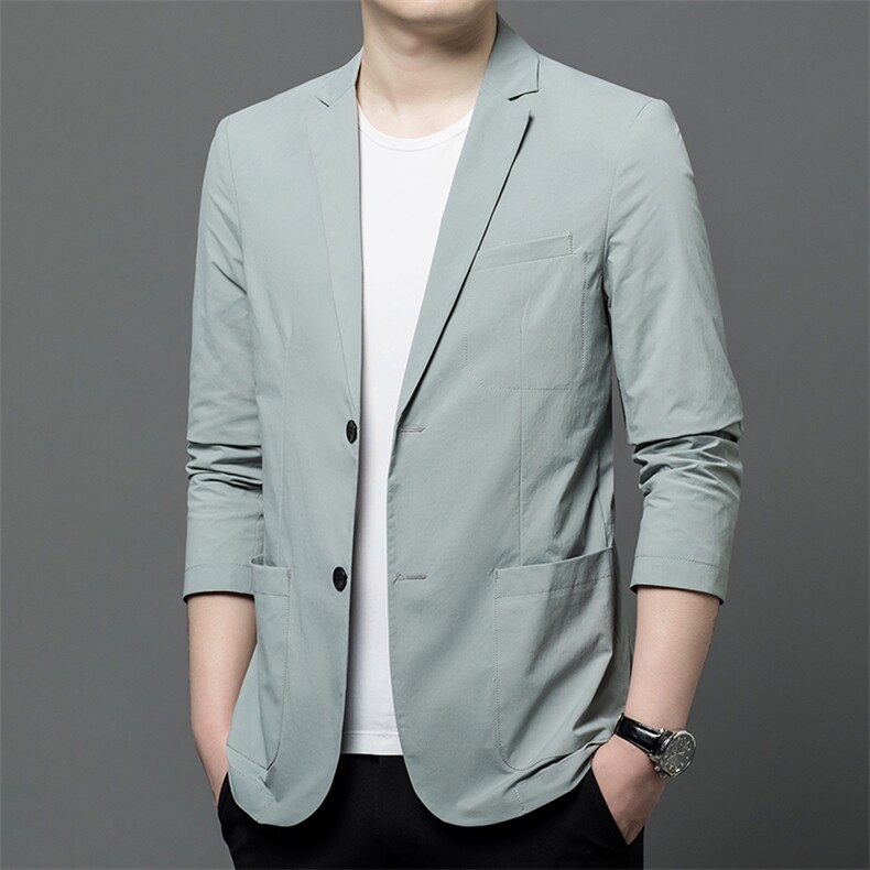 A332705春秋款男士西服薄款轻便外套简约男装P170,男装西服,电商B360