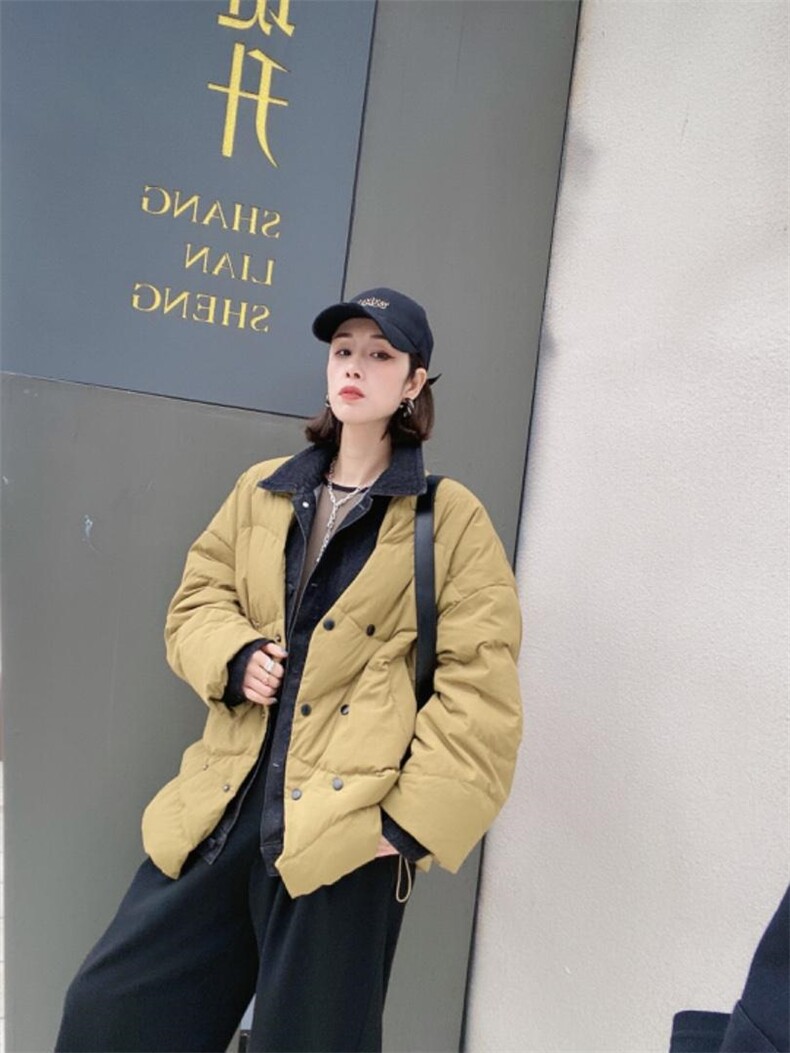 4色羽绒服ＭL，女装羽绒服，可纳奇