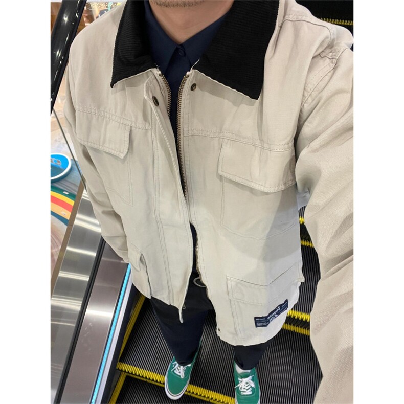 【有货】cleanfit哈灵顿外套男高级感痞帅工装夹克JK6998-P98图片