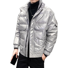 2020冬季新款羽绒服男韩版潮流亮面冬季鸭绒短款外套YR9223，男装羽绒服，电商B226-2（原B217-2）