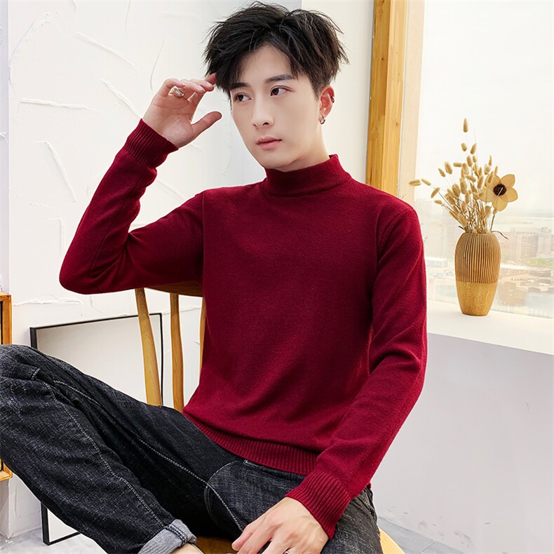 男跑量新款半高领针织衫毛衣时尚帅气1018-M001-P19-4XL-5XL-P22,男装针织衫/毛衣,星座1018