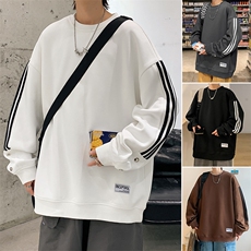 美式卫衣男生春秋季潮牌宽松oversize高街圆领卫衣服情侣秋装外套，女装短外套，星座1206-1（原A206-1）