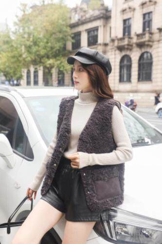 新款马甲皮毛一体，女装马夹，木木瑶果