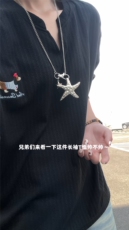 XZ809A/SYR07/特P19/控38肌理感腊肠狗绣花V领长T恤卫衣，男装T恤，星座809A(原222-1)