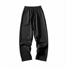 薄款冰丝裤子男士西裤直筒裤男潮流休闲裤九分裤阔腿长裤，男装西裤，星座601-1