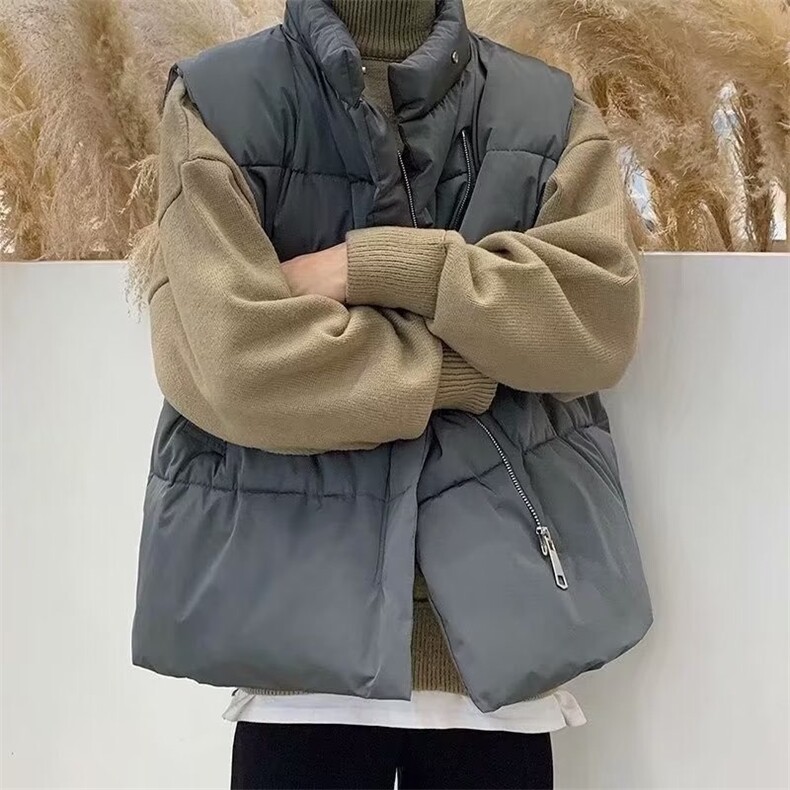 S53-P48港风马甲棉服外穿情侣棉衣背心,男装背心/马甲,星座1611A-1