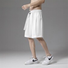 短裤男士夏季潮流冰丝宽松运动休闲裤薄款五分裤  K905-特批30图片