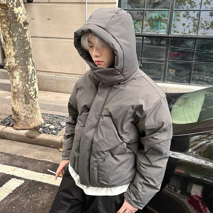 高质量加厚棉衣外套夹克棉服cleanfit工装外套廓形棉衣LF997 P100图片