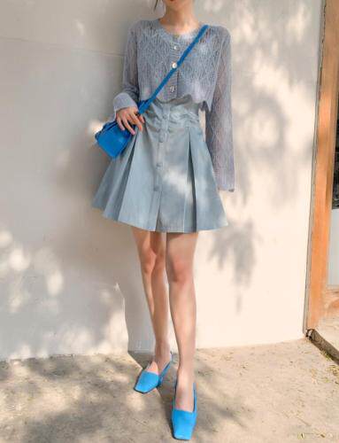 21春装新款斗篷多穿吊带连衣裙 更多新款关注141CB，女装背心吊带，C