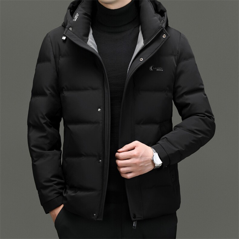 DF8896钱塘2020-2新款时尚休闲有帽简约中年男士羽绒服P245,男装羽绒服,钱塘207-2