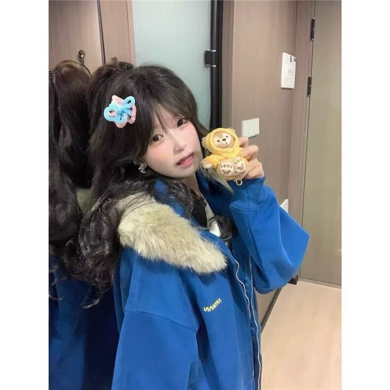 1506A/GGXA11850/P70【纯棉华棉】拉链宽松外套,女装短外套,星座1506A