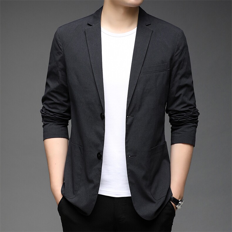 YY-A6629920男式2023春秋薄款西装男西服外套修身商务休闲男P202,男装西服,电商B360
