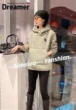 爱美欧现货小熊标卫衣，女装卫衣/绒衫，爱美欧