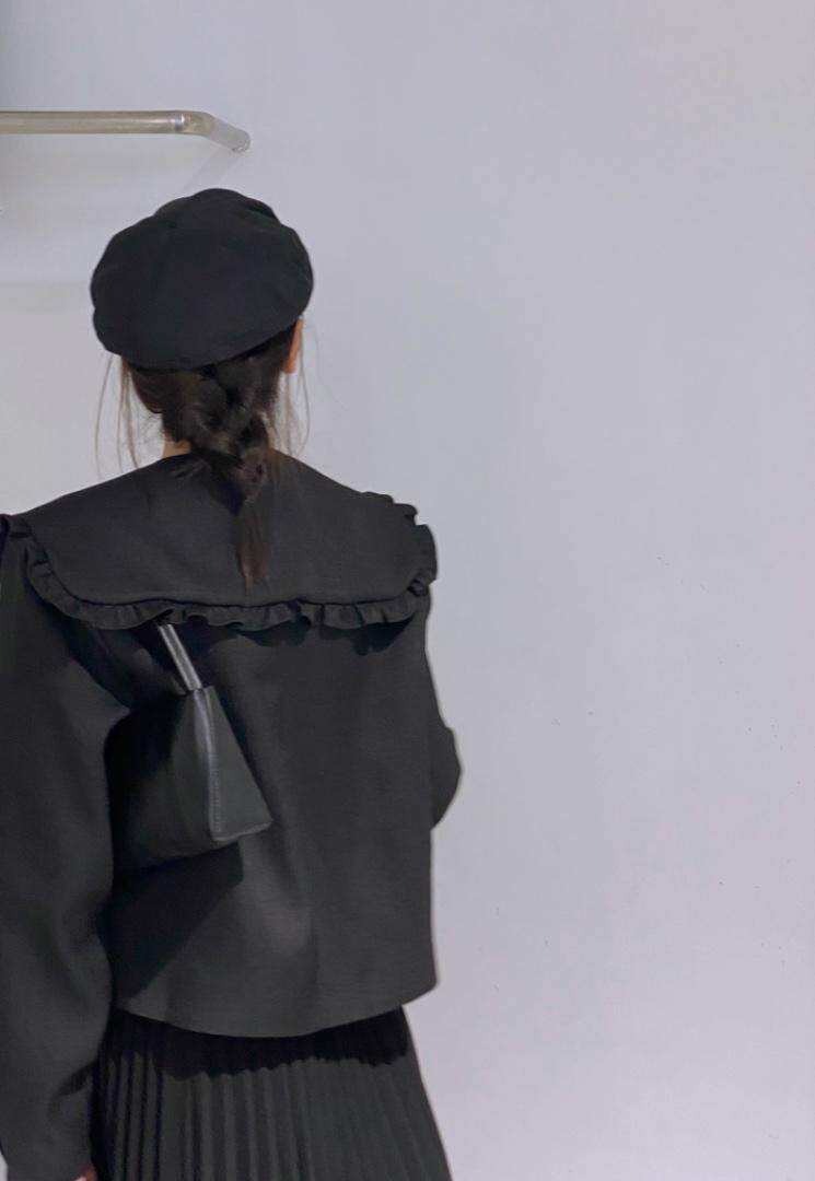 可脱卸娃娃领小香外套，其它，驿谷