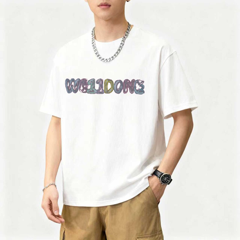 复古山系圆领短袖T恤男2026夏季薄款ins高级感速干半袖百搭体恤衫，男装T恤，星座1409-3