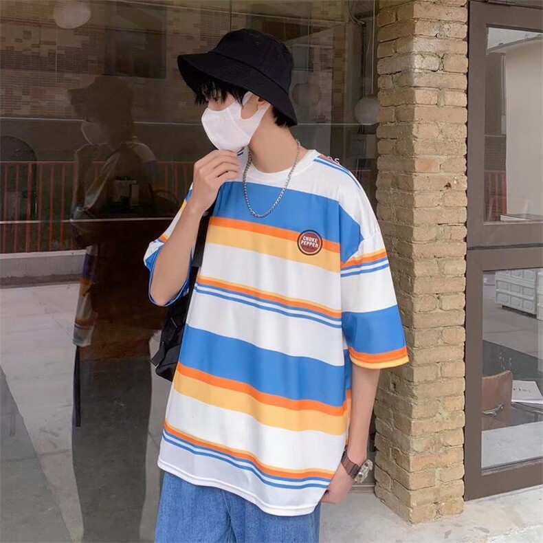男圆领T恤宽松短袖T89P25,男装T恤,星座1116-2