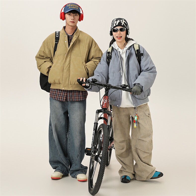 2025冬季新款男日系潮牌立领白鸭绒羽绒服加厚外套棉衣YR72-F255，男装羽绒服，电商A101（原外27）