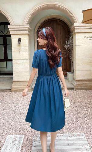 现货夏装新款天丝面料连衣裙爆两色四码，女装连衣裙，艾涵o