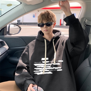 连帽卫衣男大码胖子帽衫大号运动服WY2445-P35图片