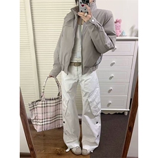 网图有货毛领哈灵顿棉服保暖上衣活页分割夹克棉衣男女A1217-P88，男装夹克，星座1505