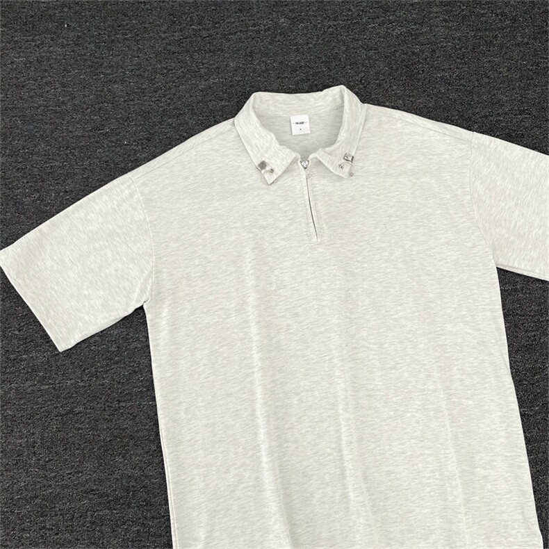 翻领短袖polo衫男潮牌韩版修身潮流新款百搭体恤FT171P38,男装Polo衫,星座1013-1