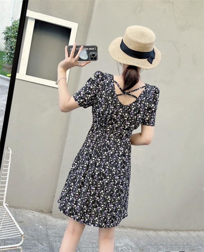 碎花连衣裙，女装连衣裙，亿炫(5F)