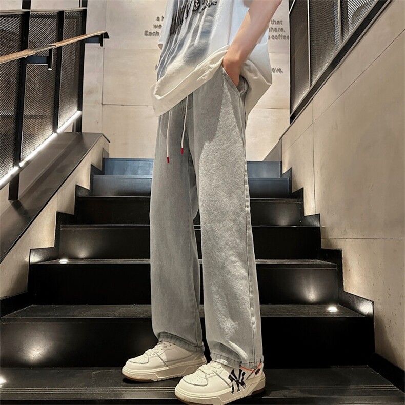 男潮流复古慵懒风直筒宽松男长裤KK291-P50,男装休闲裤,星座911-3