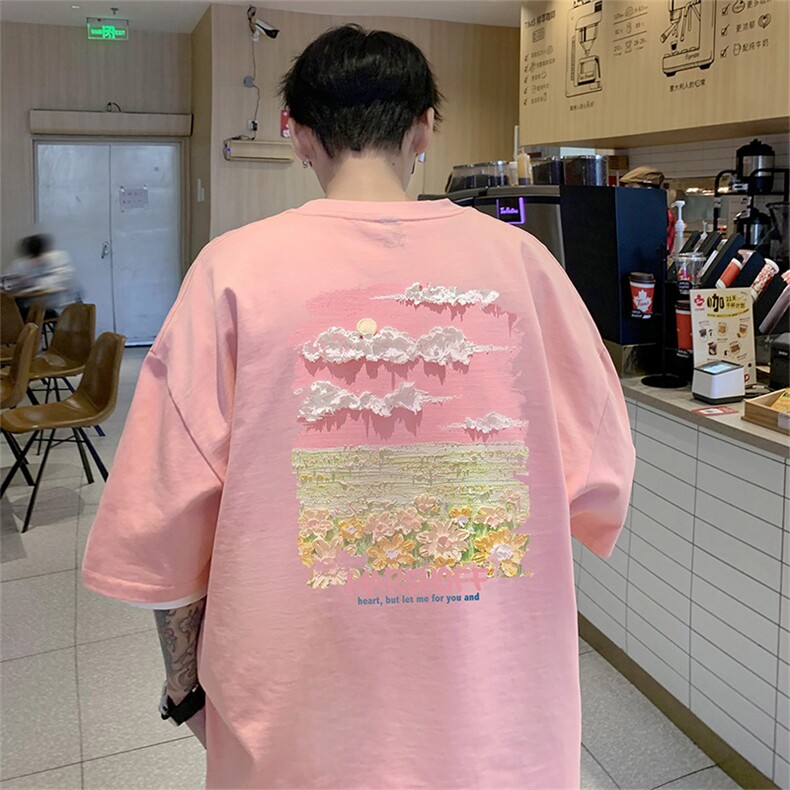 已注册纯棉220克T4356P23抖音直播短袖T恤重磅280克TB4356批28,男装T恤,电商C408(原B339-1)
