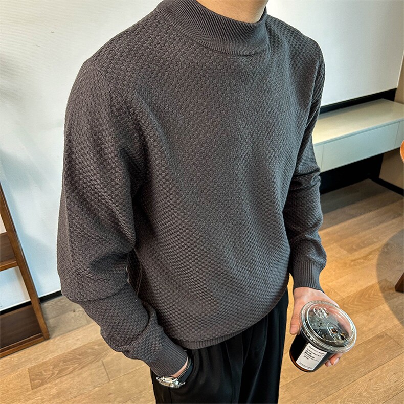 秋冬款毛衣打底衫针织衫保暖上衣W6002-P50,男装针织衫/毛衣,星座1012-1