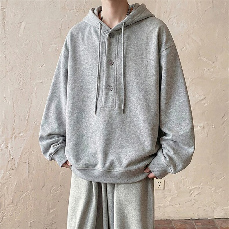 改华棉拼接走线连帽卫衣【现货】C403A-T90-特P55,男装卫衣,电商C403A