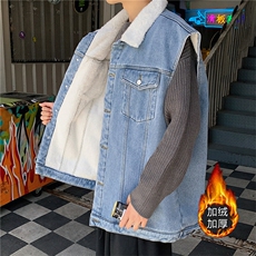 MJ205J-p68-限价98抖音情侣工装棉马甲男外穿大码羊羔毛cityboy，男装工装外套，星座116