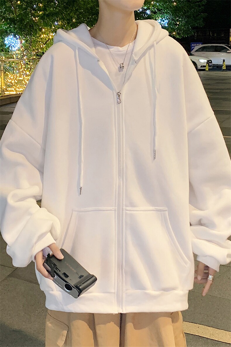 ！秋冬季开衫男士连帽卫衣男港风ins韩版潮流上衣男KS200-P40,男装卫衣,电商B371