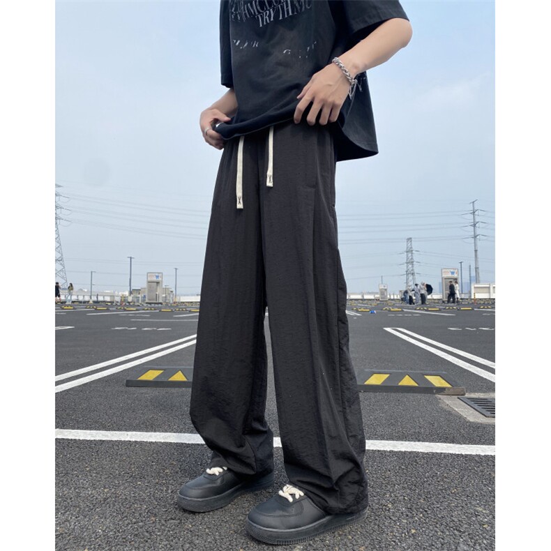 2025夏季新款激光打孔透气冰丝宽松休闲裤B315-K24208-特p30控58,男装休闲裤,电商B315