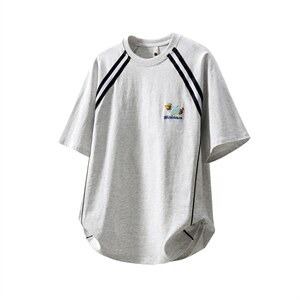 1腊肠狗刺绣美式凉感速干棉大码M-5XL短袖T恤DX78019P35控58，男装T恤，星座226-2