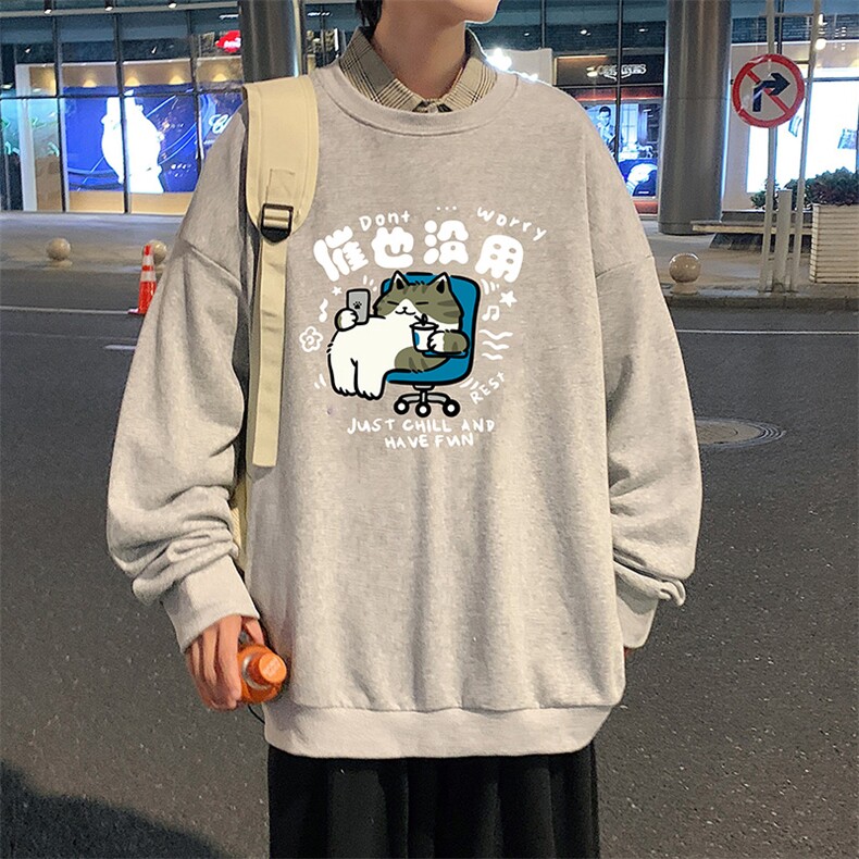 8XL圆领卫衣男超大码胖子肥佬大号长袖t恤S6403-P28,男装卫衣,电商A040