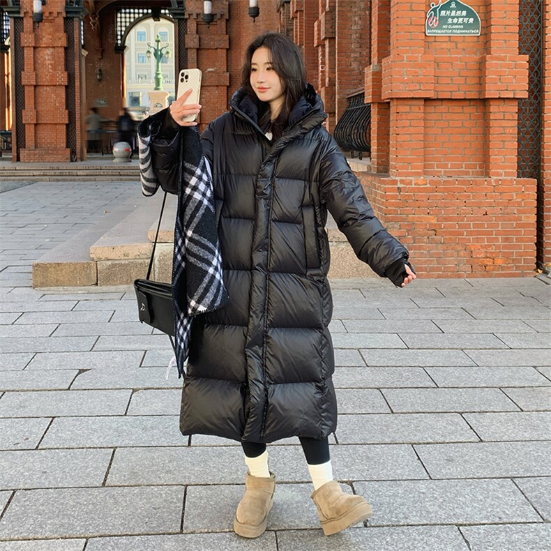 新款白金鹅绒长款鹅绒服2C309-7712P425K568,女装羽绒服,2C309