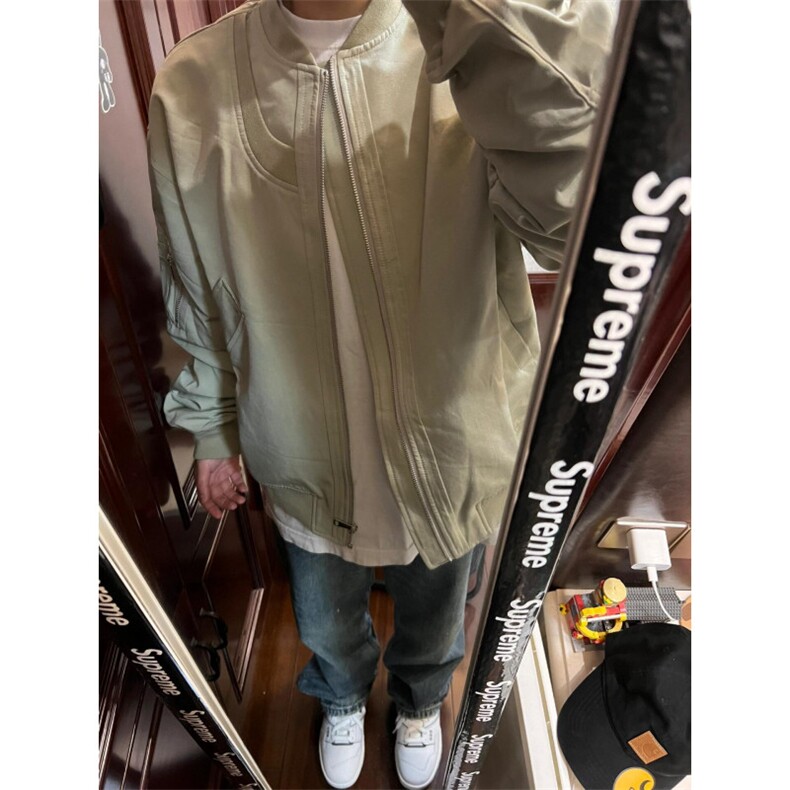 【有货】cleanfit棒球服外套高级感痞帅飞行员夹克JH8820LL-P58图片